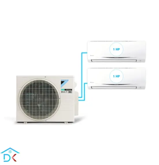 Máy lạnh Multi S Daikin Inverter Combo 2 dàn lạnh - 1 HP + 1 HP