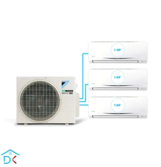 Máy lạnh Multi S Daikin Inverter Combo 3 dàn lạnh - 1HP + 1HP + 1HP